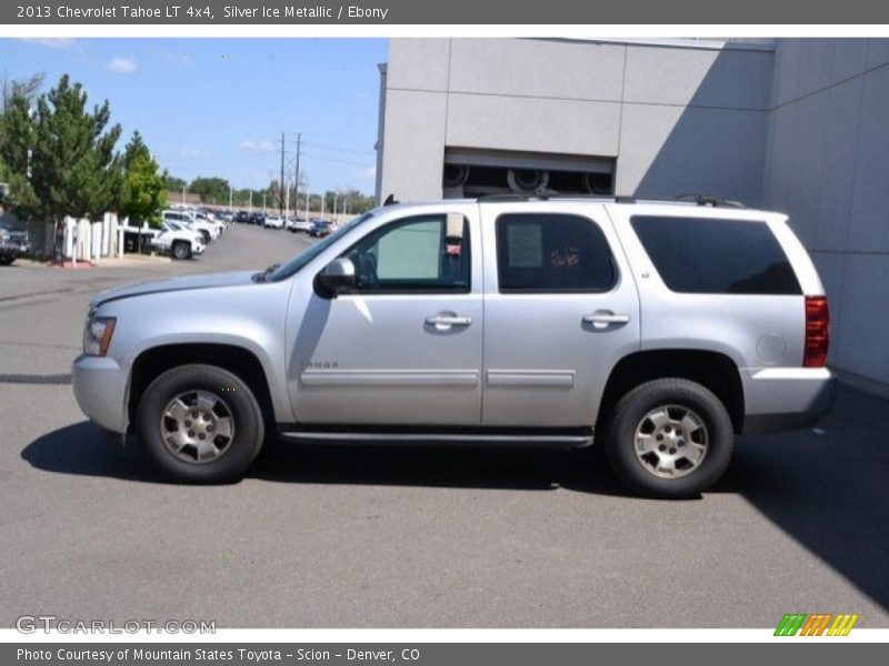 Silver Ice Metallic / Ebony 2013 Chevrolet Tahoe LT 4x4