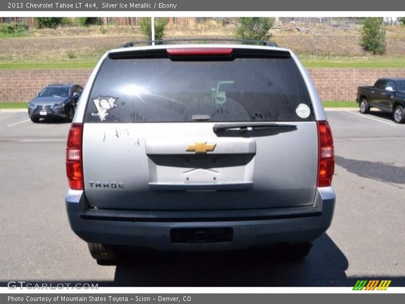 Silver Ice Metallic / Ebony 2013 Chevrolet Tahoe LT 4x4