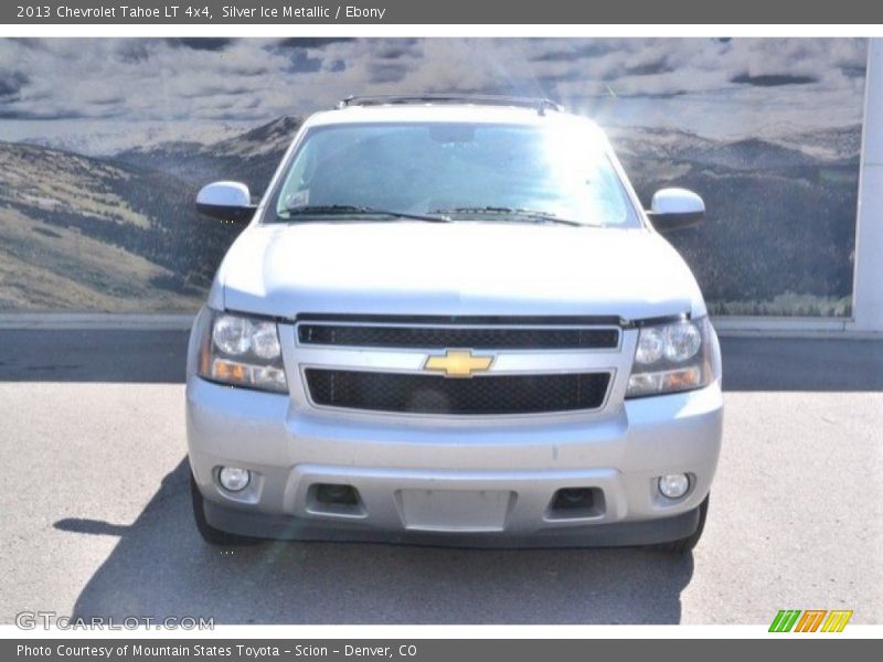 Silver Ice Metallic / Ebony 2013 Chevrolet Tahoe LT 4x4