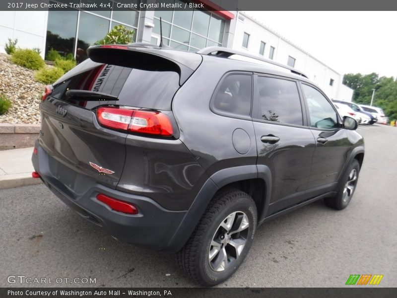 Granite Crystal Metallic / Black 2017 Jeep Cherokee Trailhawk 4x4