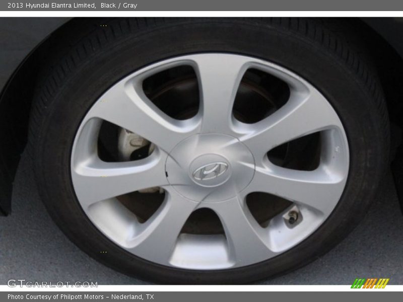 Black / Gray 2013 Hyundai Elantra Limited