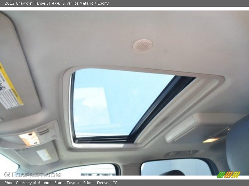 Silver Ice Metallic / Ebony 2013 Chevrolet Tahoe LT 4x4
