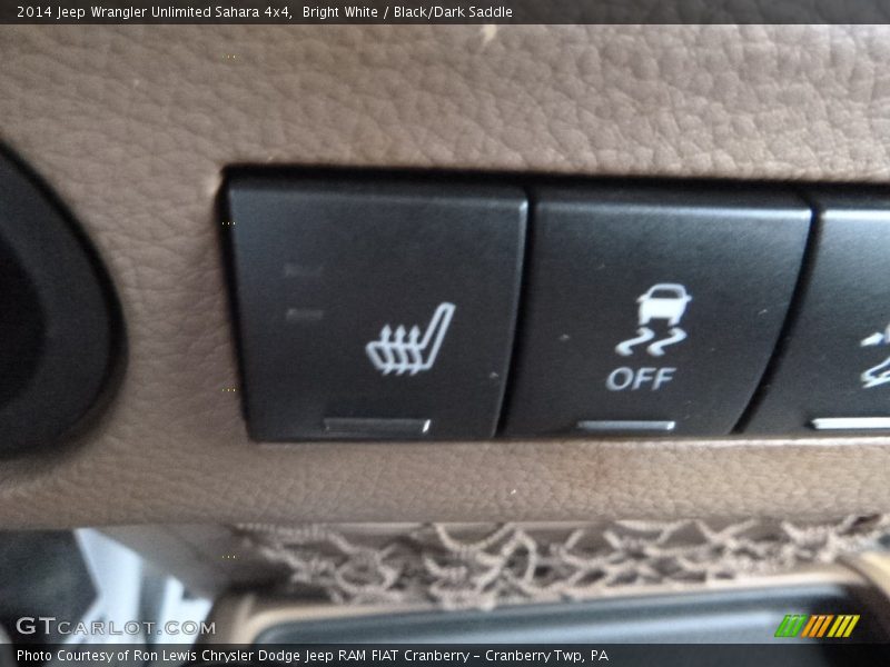 Bright White / Black/Dark Saddle 2014 Jeep Wrangler Unlimited Sahara 4x4