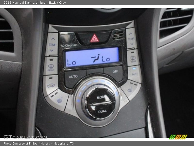 Black / Gray 2013 Hyundai Elantra Limited