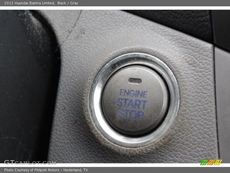 Black / Gray 2013 Hyundai Elantra Limited