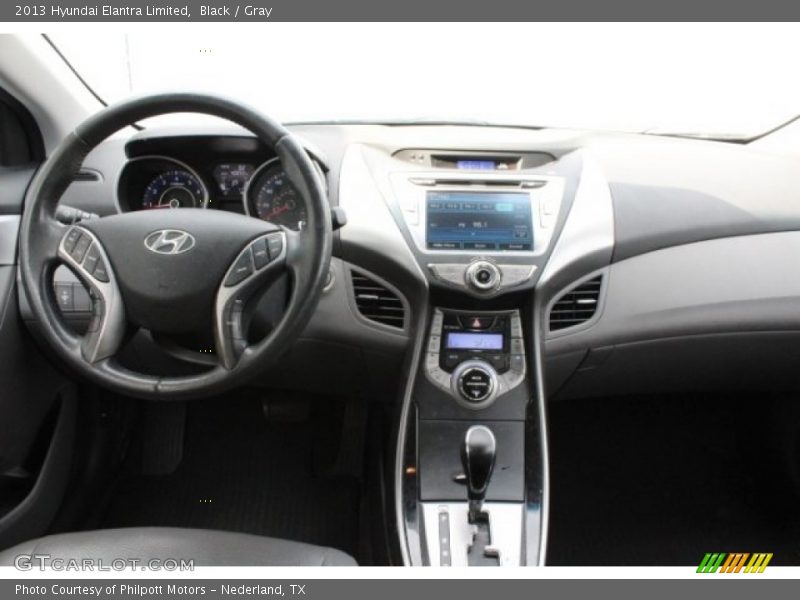 Black / Gray 2013 Hyundai Elantra Limited