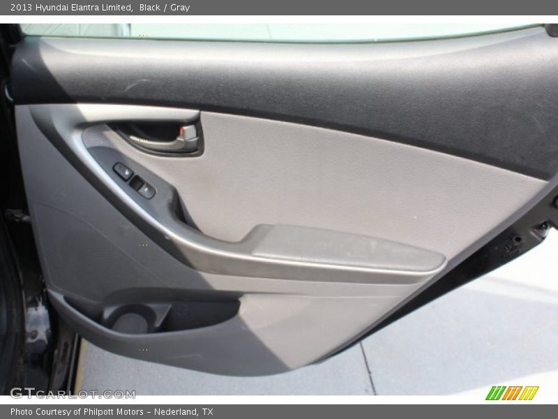 Black / Gray 2013 Hyundai Elantra Limited