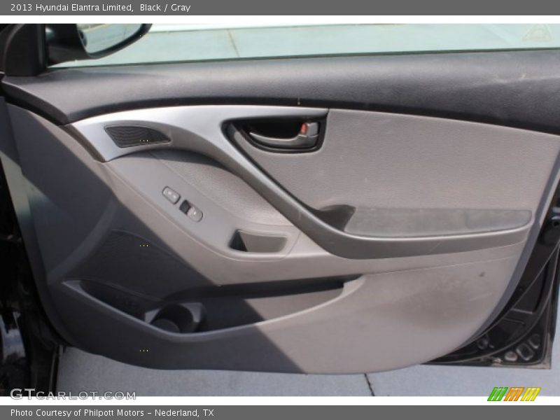 Black / Gray 2013 Hyundai Elantra Limited