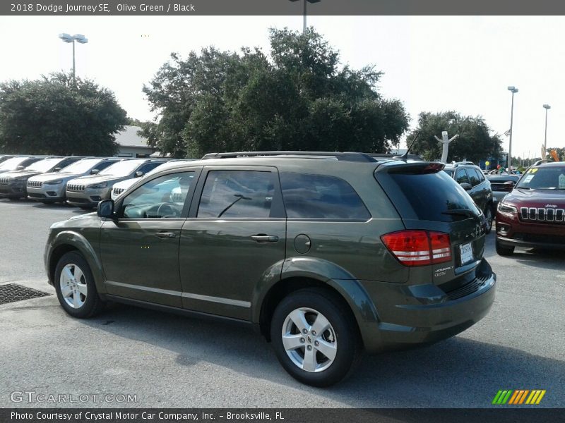 Olive Green / Black 2018 Dodge Journey SE