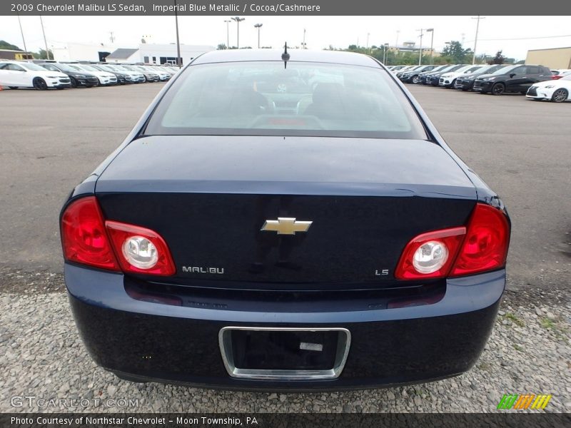 Imperial Blue Metallic / Cocoa/Cashmere 2009 Chevrolet Malibu LS Sedan