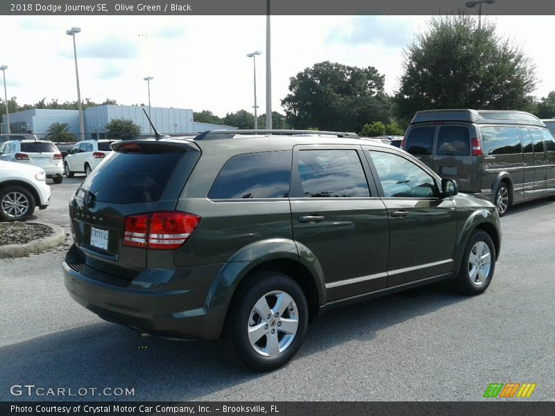 Olive Green / Black 2018 Dodge Journey SE