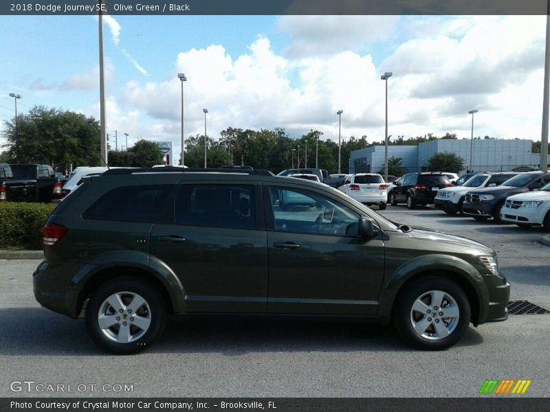 Olive Green / Black 2018 Dodge Journey SE