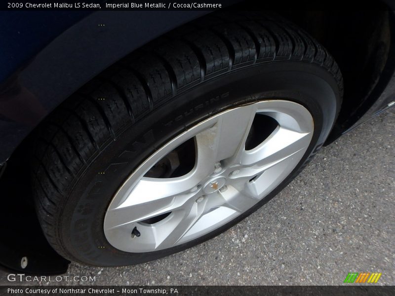 Imperial Blue Metallic / Cocoa/Cashmere 2009 Chevrolet Malibu LS Sedan
