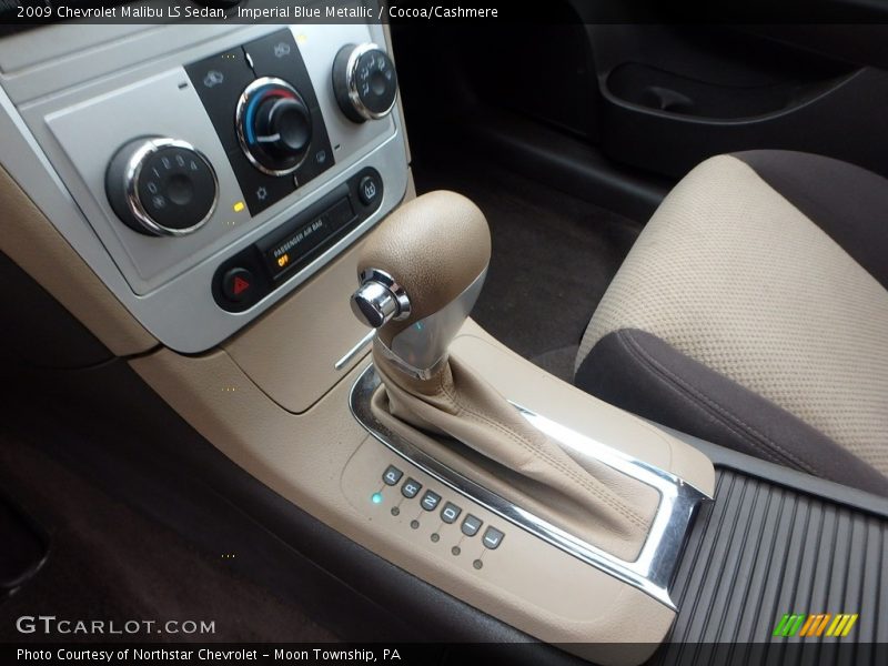 Imperial Blue Metallic / Cocoa/Cashmere 2009 Chevrolet Malibu LS Sedan