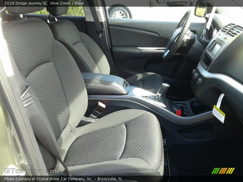 Olive Green / Black 2018 Dodge Journey SE
