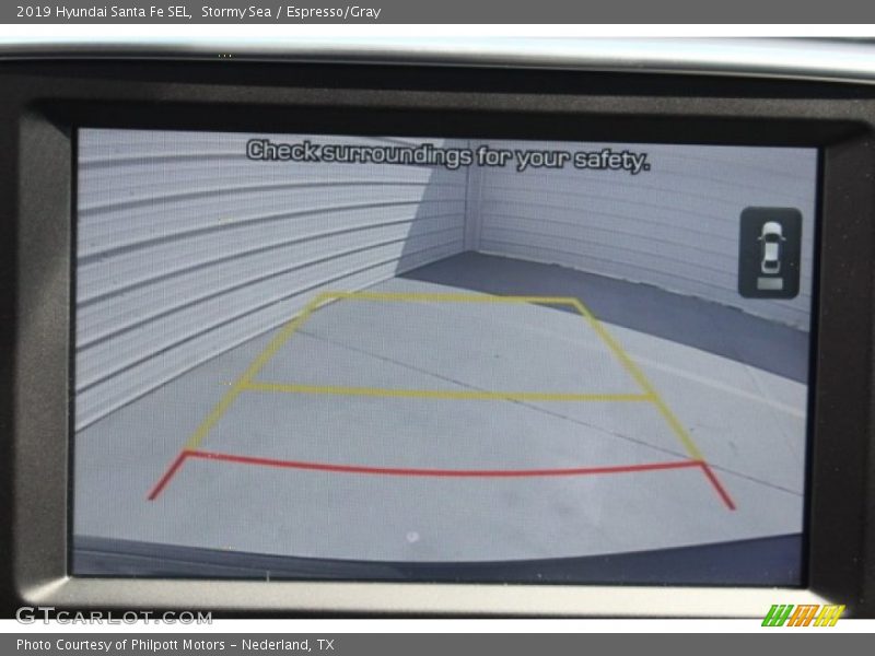 Stormy Sea / Espresso/Gray 2019 Hyundai Santa Fe SEL
