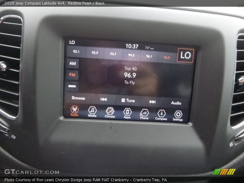 Redline Pearl / Black 2018 Jeep Compass Latitude 4x4