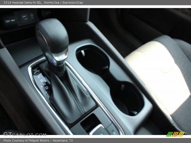 Stormy Sea / Espresso/Gray 2019 Hyundai Santa Fe SEL