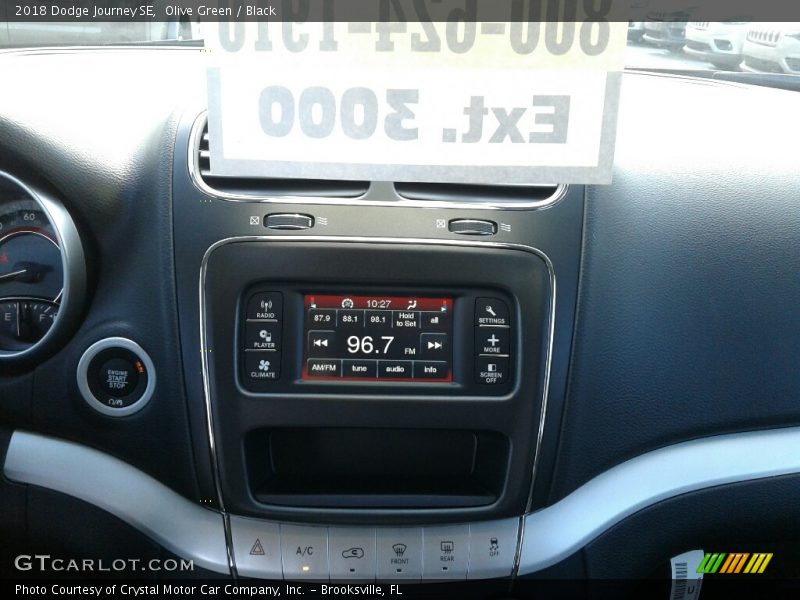 Olive Green / Black 2018 Dodge Journey SE