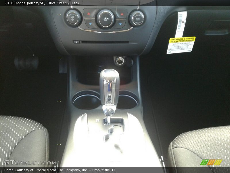 Olive Green / Black 2018 Dodge Journey SE
