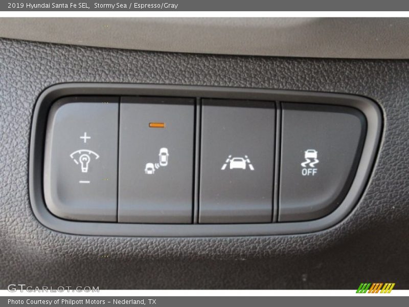 Stormy Sea / Espresso/Gray 2019 Hyundai Santa Fe SEL