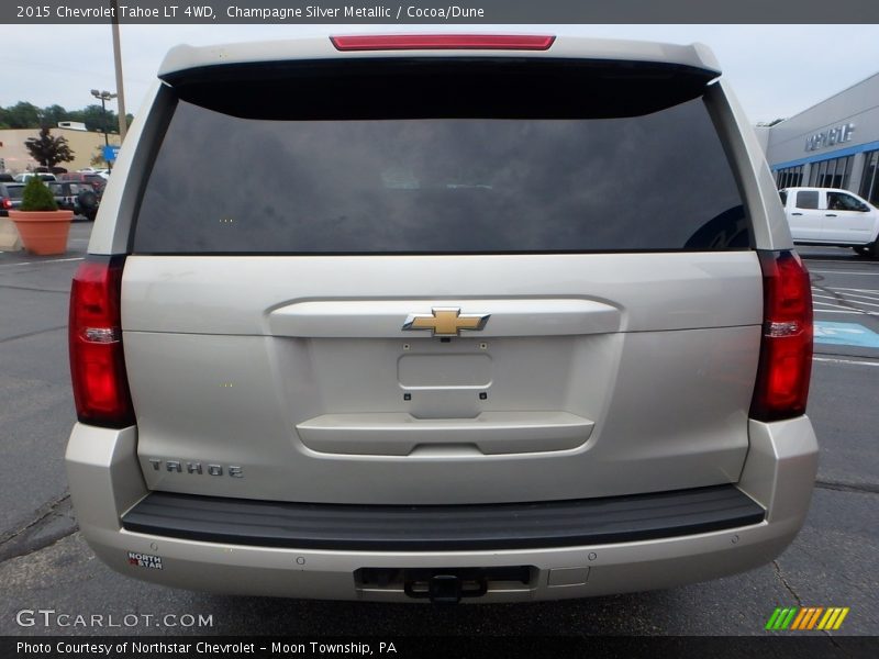 Champagne Silver Metallic / Cocoa/Dune 2015 Chevrolet Tahoe LT 4WD