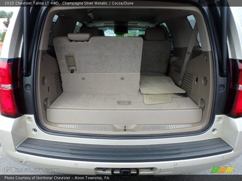 Champagne Silver Metallic / Cocoa/Dune 2015 Chevrolet Tahoe LT 4WD
