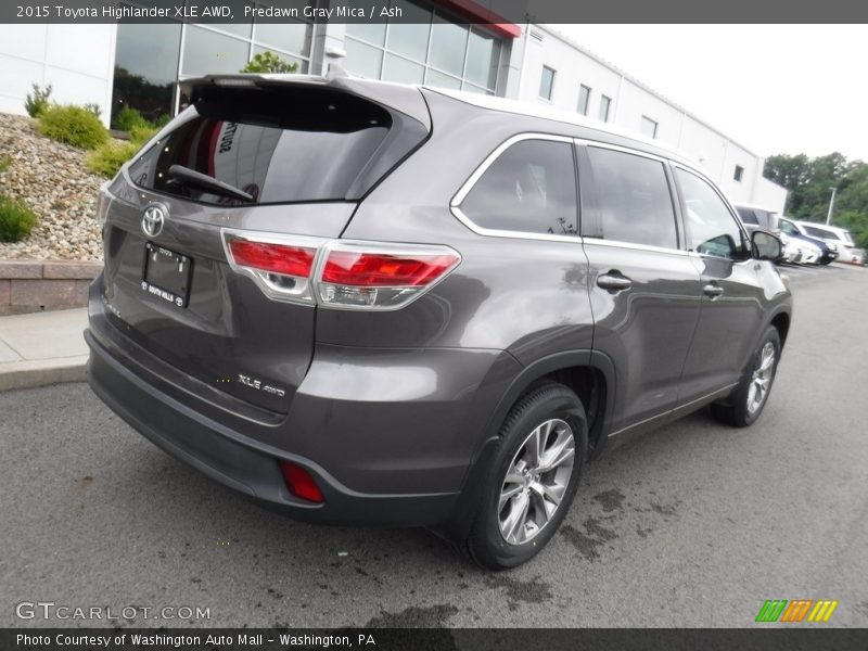 Predawn Gray Mica / Ash 2015 Toyota Highlander XLE AWD