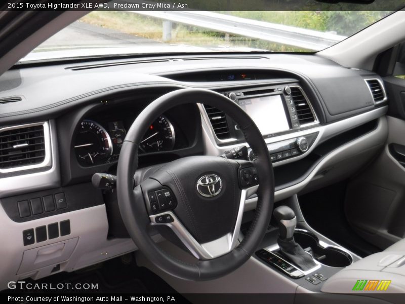 Predawn Gray Mica / Ash 2015 Toyota Highlander XLE AWD