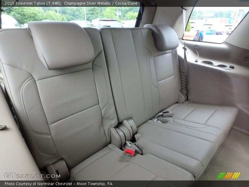 Champagne Silver Metallic / Cocoa/Dune 2015 Chevrolet Tahoe LT 4WD