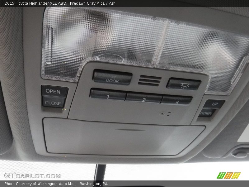 Predawn Gray Mica / Ash 2015 Toyota Highlander XLE AWD