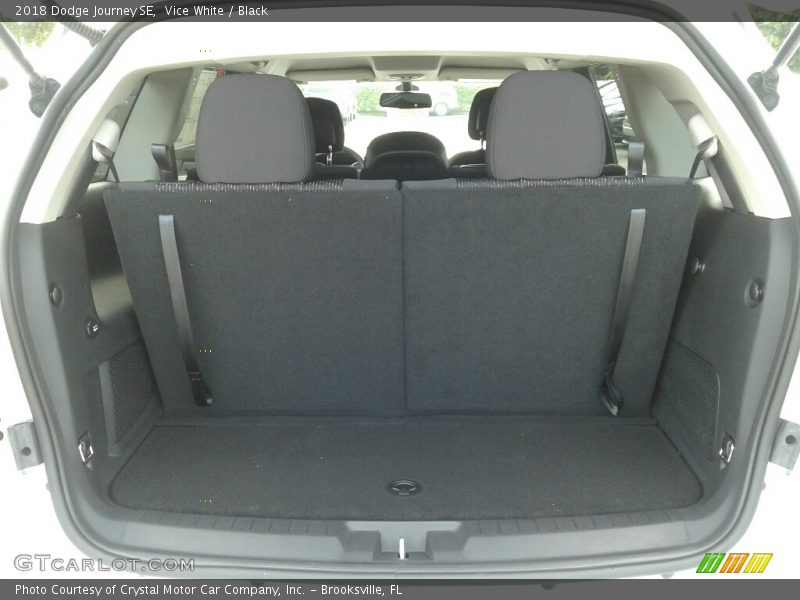 Vice White / Black 2018 Dodge Journey SE
