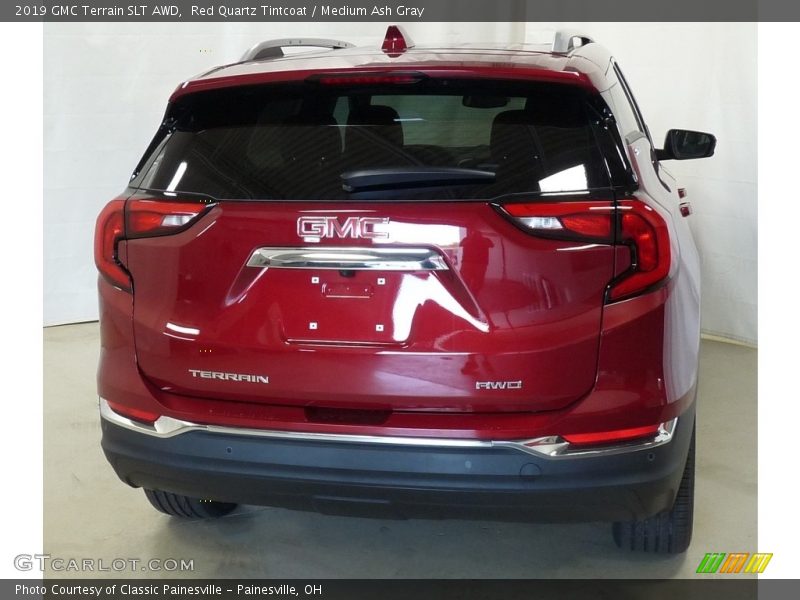 Red Quartz Tintcoat / Medium Ash Gray 2019 GMC Terrain SLT AWD
