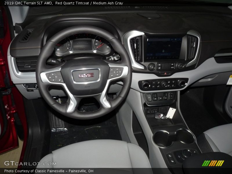 Red Quartz Tintcoat / Medium Ash Gray 2019 GMC Terrain SLT AWD