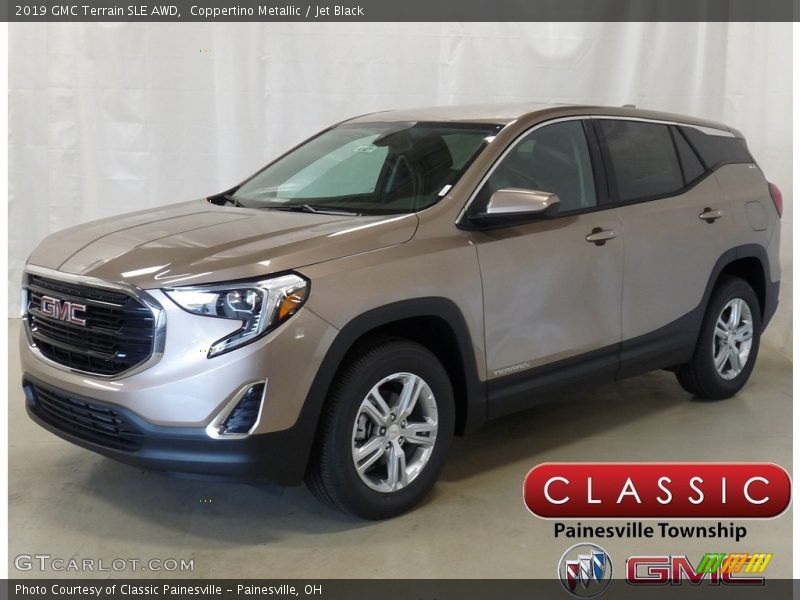 Coppertino Metallic / Jet Black 2019 GMC Terrain SLE AWD
