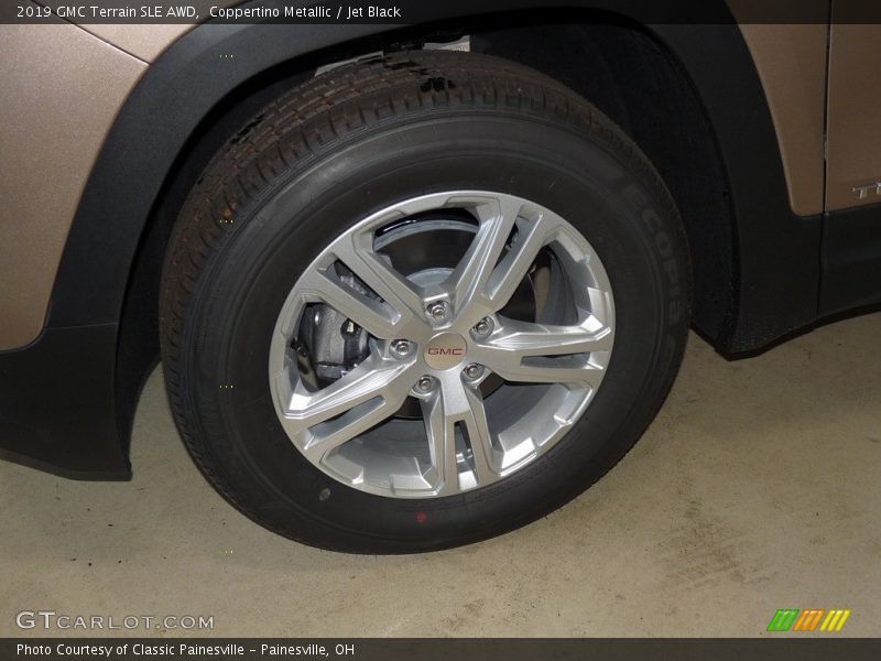Coppertino Metallic / Jet Black 2019 GMC Terrain SLE AWD