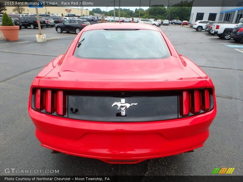Race Red / Ebony 2015 Ford Mustang V6 Coupe