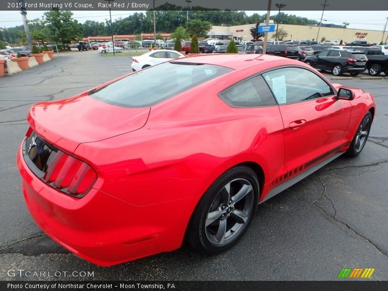 Race Red / Ebony 2015 Ford Mustang V6 Coupe