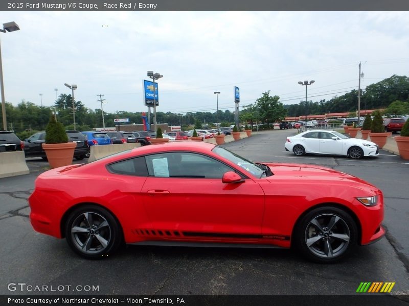Race Red / Ebony 2015 Ford Mustang V6 Coupe