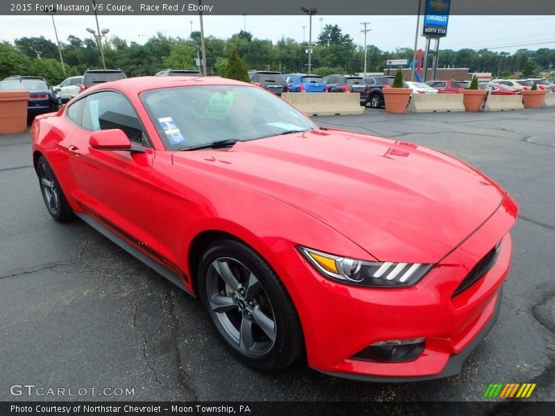Race Red / Ebony 2015 Ford Mustang V6 Coupe