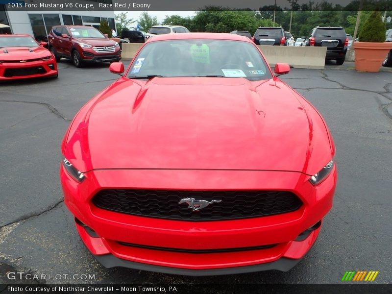 Race Red / Ebony 2015 Ford Mustang V6 Coupe