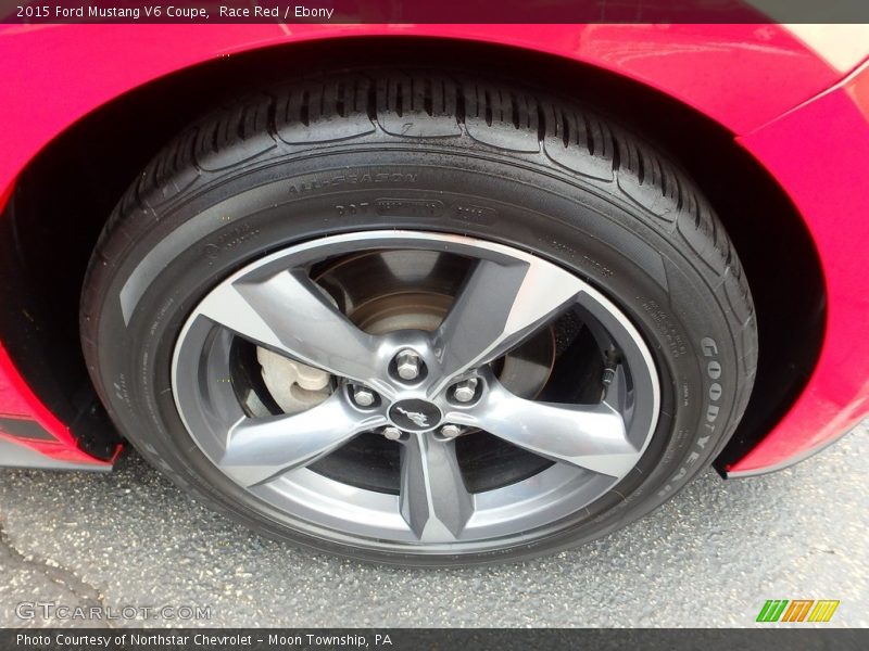 Race Red / Ebony 2015 Ford Mustang V6 Coupe