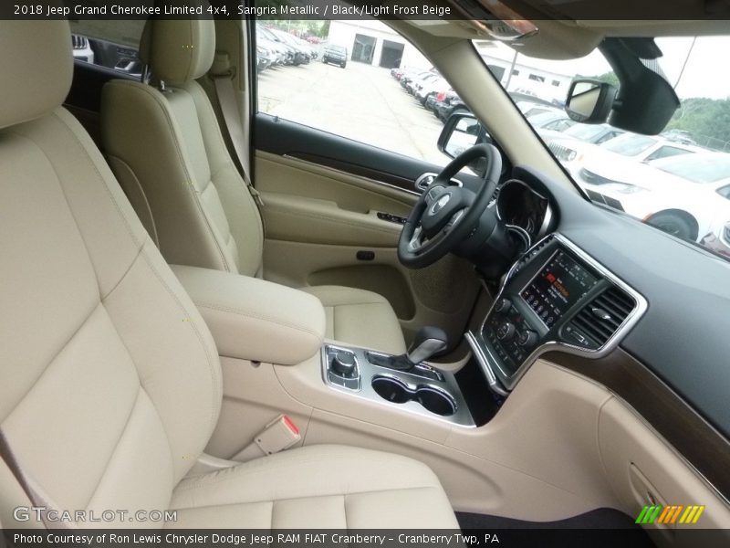 Sangria Metallic / Black/Light Frost Beige 2018 Jeep Grand Cherokee Limited 4x4