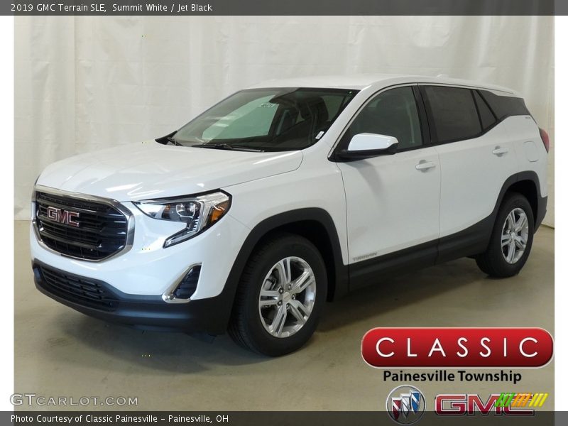 Summit White / Jet Black 2019 GMC Terrain SLE