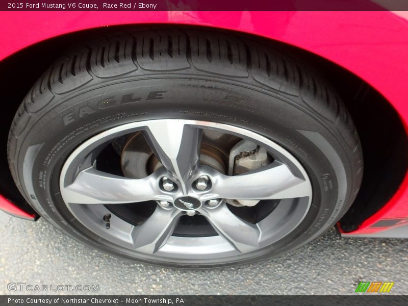 Race Red / Ebony 2015 Ford Mustang V6 Coupe