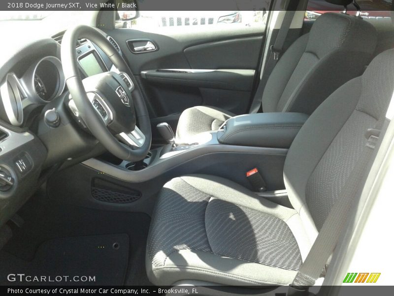 Vice White / Black 2018 Dodge Journey SXT
