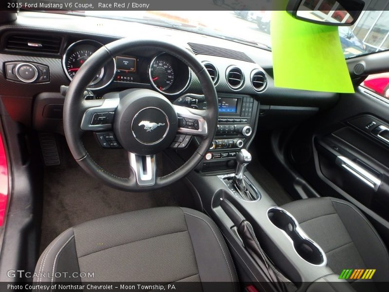 Race Red / Ebony 2015 Ford Mustang V6 Coupe