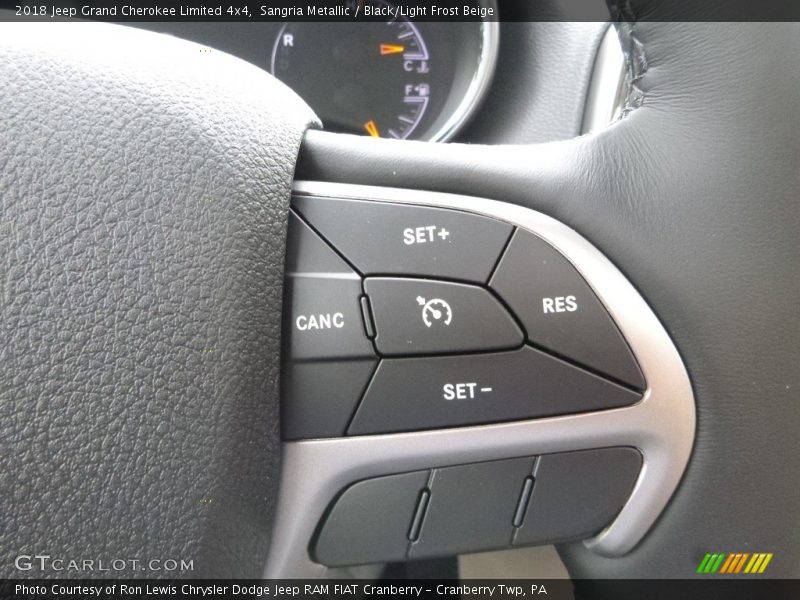 Sangria Metallic / Black/Light Frost Beige 2018 Jeep Grand Cherokee Limited 4x4