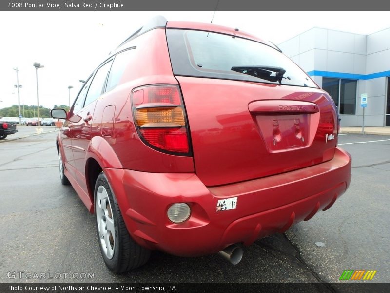 Salsa Red / Graphite 2008 Pontiac Vibe