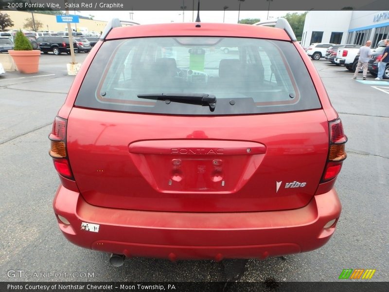 Salsa Red / Graphite 2008 Pontiac Vibe